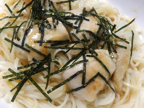 簡単ランチに♪鶏肉冷やしうどん